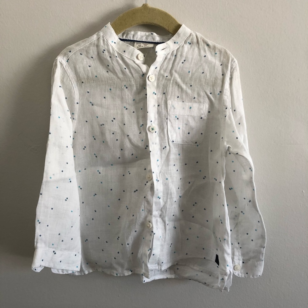 Zara Stars Button Down Shirt